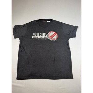 Red Stripe Shirt Mens‎ 2XL Gray Cool Since 1928 Beer Graphic Tee Jamaica